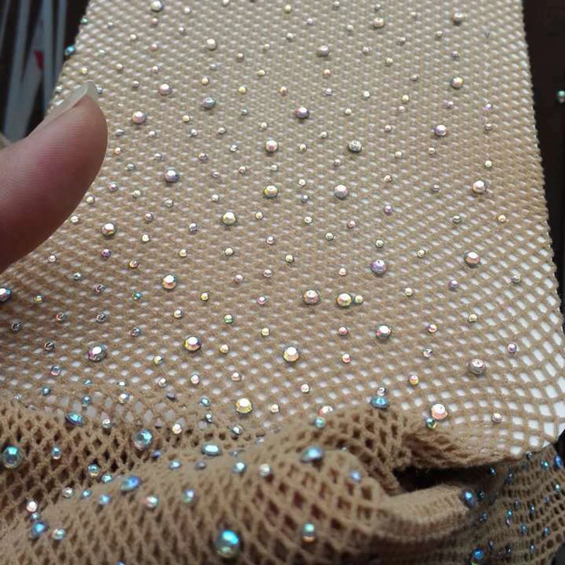 Клубные вечерние Чулочные изделия с бриллиантами ажурные сексуальные колготки