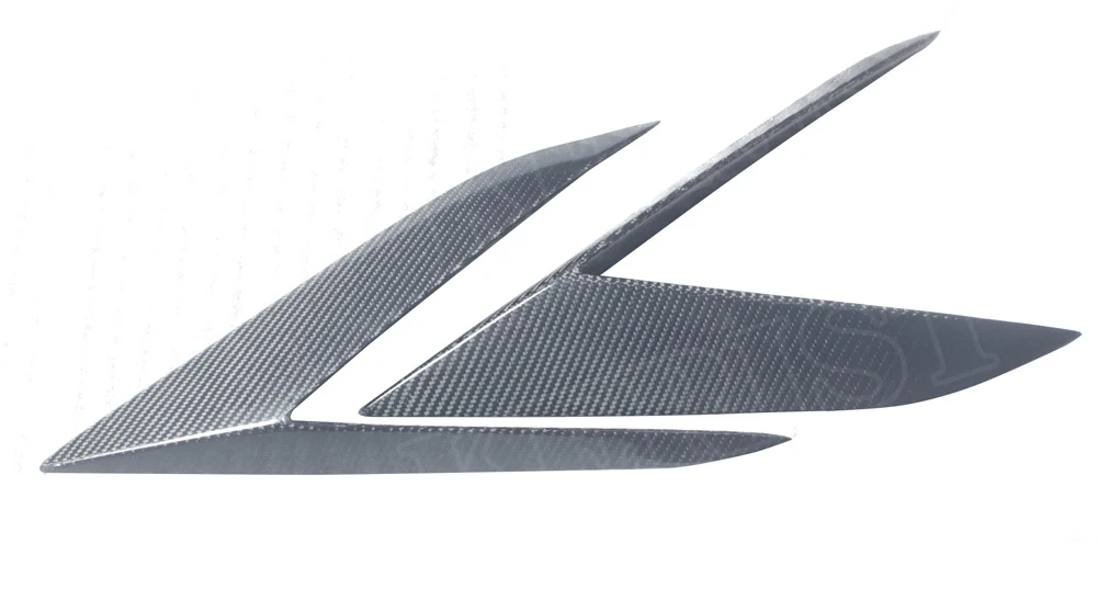 Автомобильные Боковые разветвители из углеродного волокна фартук с губами чехол