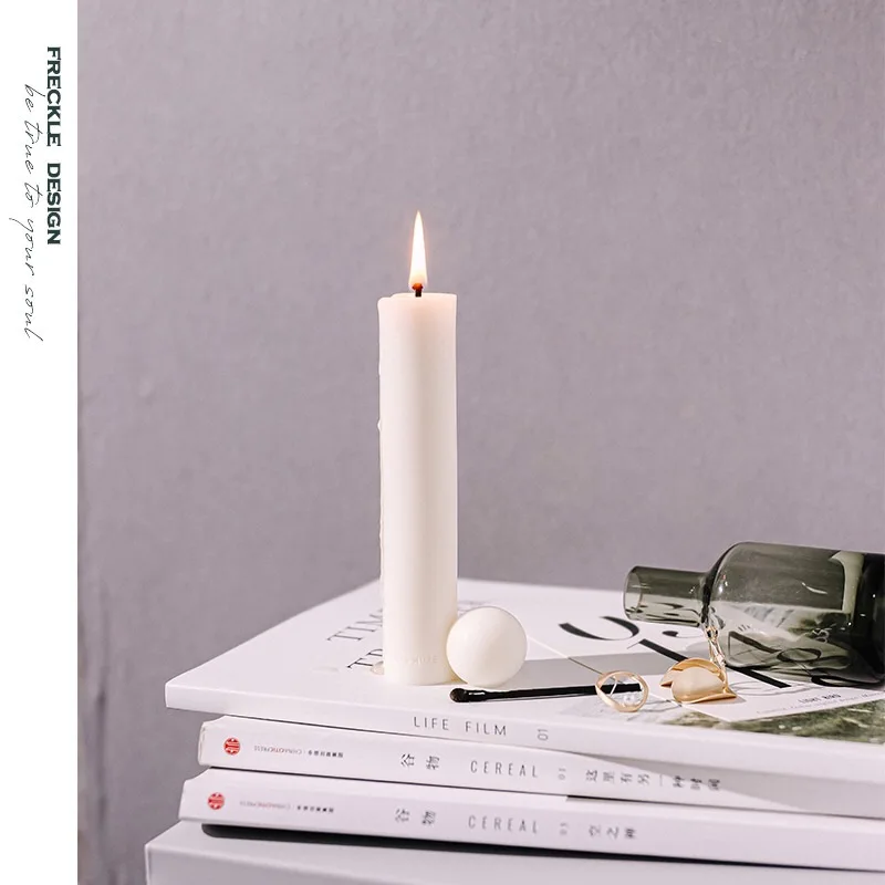 

Abstract Space Decoration Candle Silicone mold Molds for Candle Circle Design Creative Wax mould Nordic style