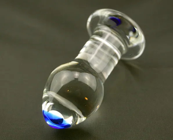New adult sex toys Big Pyrex glass anal plug dildo huge crystal butt |
