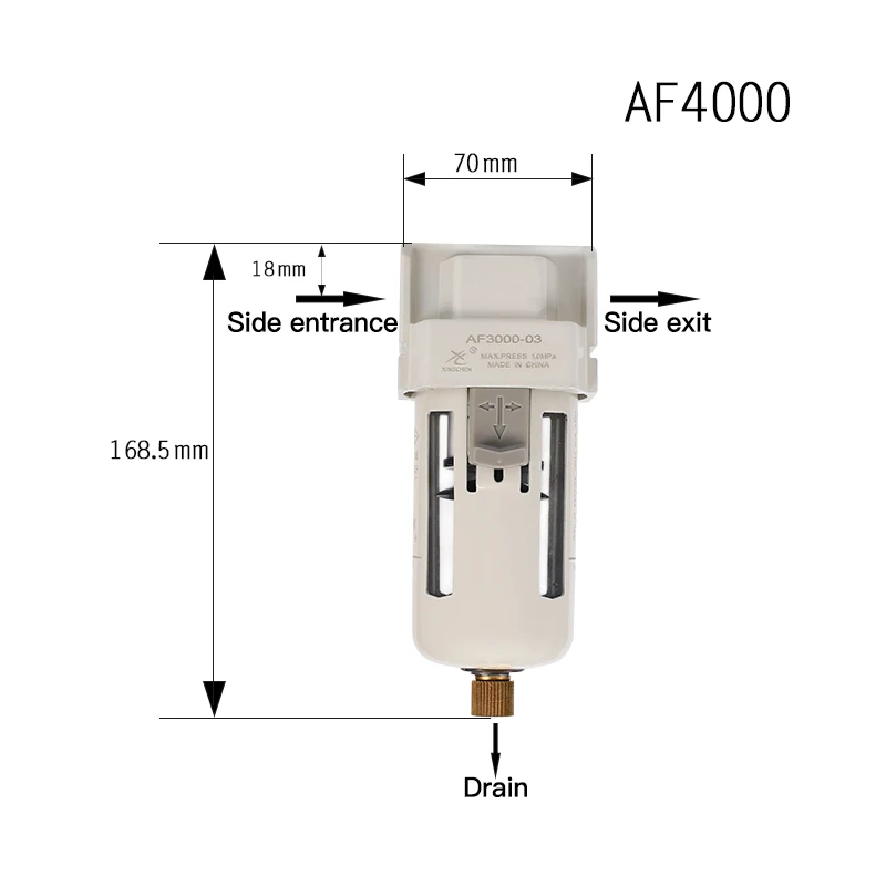 1pcs AF4000 04 04D Air Handling Device Pressure Switch Table And Bracket Multi-standard Pneumatic Filter Regulator | Обустройство
