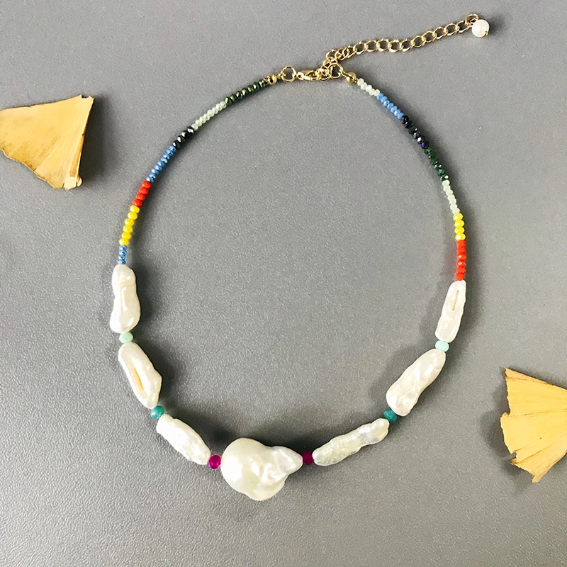 Богемное ожерелье с разноцветными бусинами модные аксессуары для мужчин и