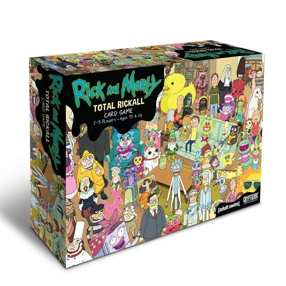 Забавные карточки игра Рик и Морти Тотал риколл кооперативная карточная