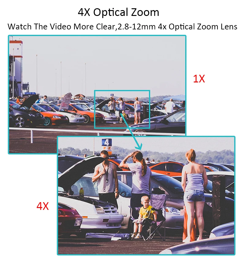 Мини PTZ IP Camara 1080P оптический 4-кратный зум Wifi камера Безопасности уличная Беспроводная IP Камера уличная сеть