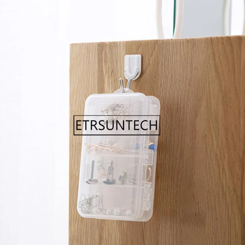 50pcs Plastic Storage 10 Grid Jewelry Box Dual Layer Pill Compartment Container For Beads Ring Earring Case | Дом и сад