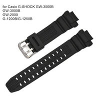 for casio g shock gw 3500b gw 3000b gw 2000 g 1200b g 1250b sport dving watch strap bracelet accessories soft silicone watchband