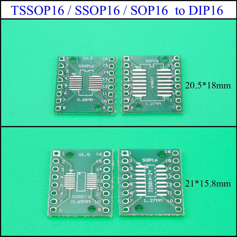 YuXi TSSOP16 SSOP16 SOP16 переходник в DIP16 IC адаптер розетка плата модуль адаптеры пластина 0