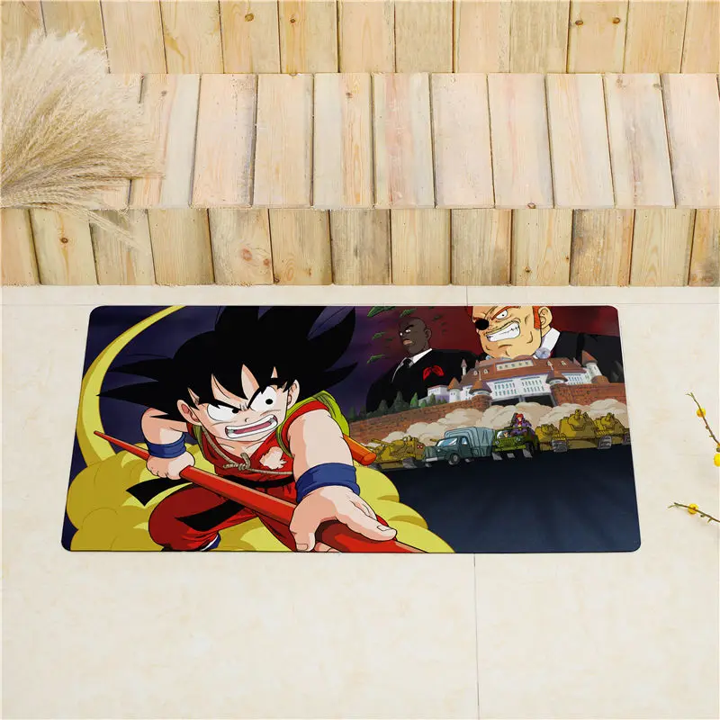 7 Dragon Ball Z входная дверь коврик кухонный коврик для напольные коврики нескользящий коврик для дома ПВХ мягкая кожа салон ковры водонепроницаемый ковер - Цвет: 7