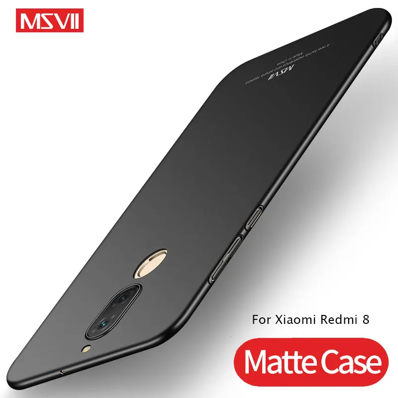 Чехол Xiomi Redmi 8 8A тонкий матовый чехол MSVII для Xiaomi Pro жесткий защитный 8A|Бамперы| |