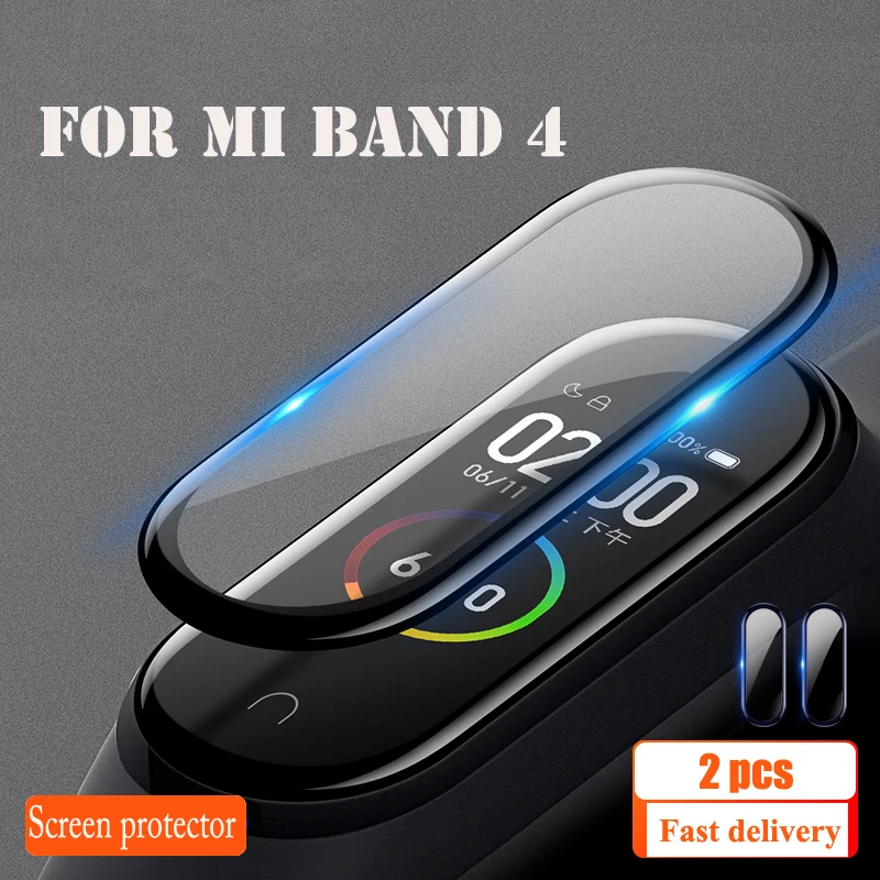 Защитная пленка для XiaoMi Band 4 NFC браслет пленка для экрана Mi Band 4 стекло Взрывозащищенная/защита экрана от царапин