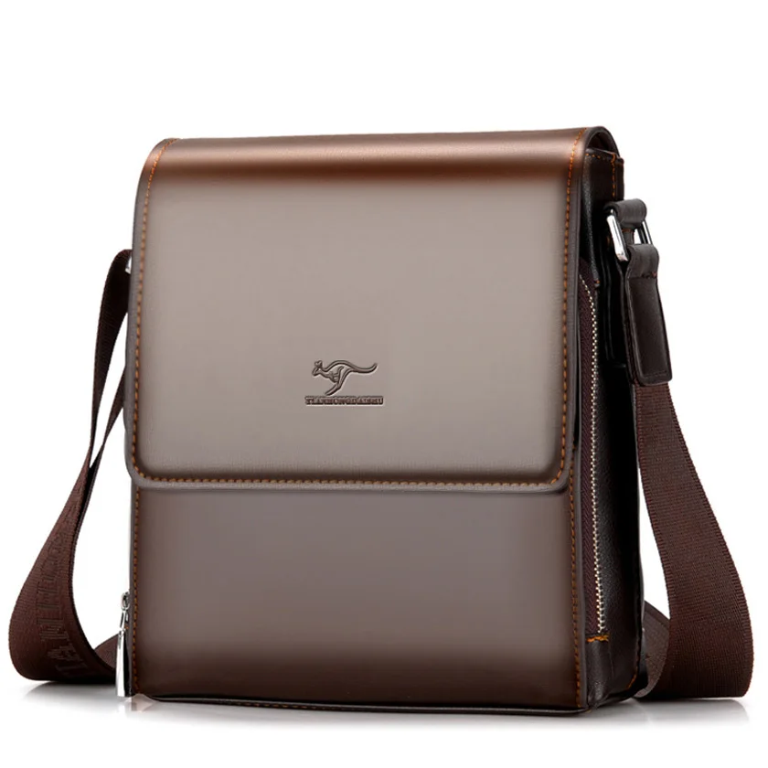 Мужской портфель высококачественный деловой брендовый кожаный на плечо сумка