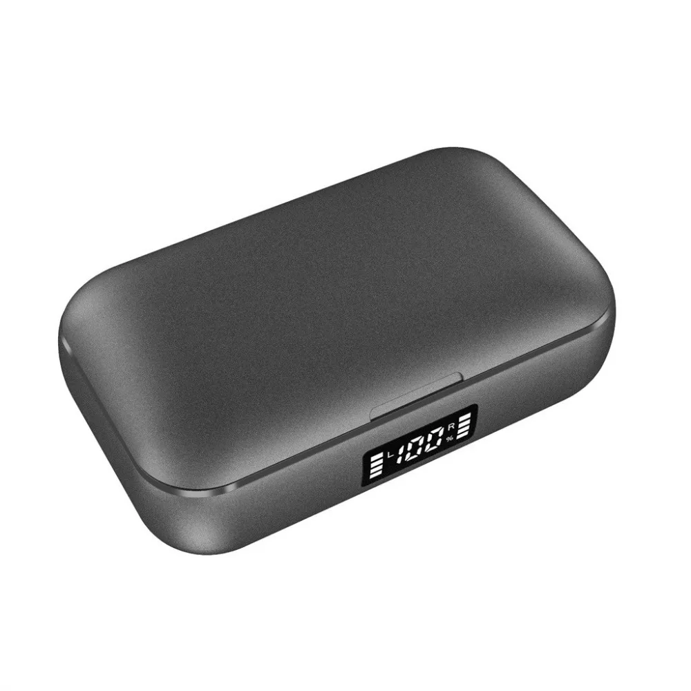 X13 Bluetooth 5,0 беспроводные наушники с микрофоном Светодиодный дисплей питания 3500 мАч зарядный чехол IPX7 водонепроницаемый