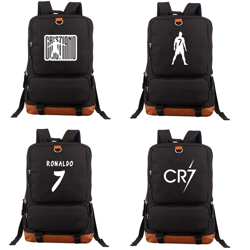 Рюкзак для мальчиков с изображением Криштиану Роналду CR7 дизайнерский школьный