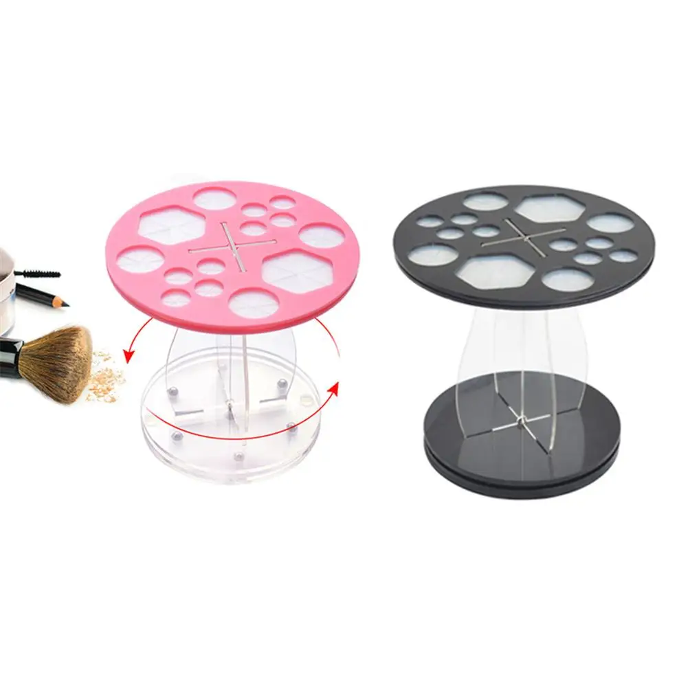 

Showing Rack Makeup Tool - Makeup Brush Stand Drying Display Holder 14 Holes Cosmetic Brushes Organizer Storage