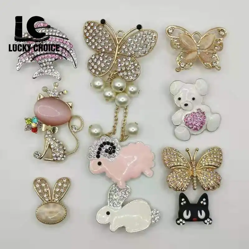 

5/10pcs Metal Croc Shoe Charms Designers Shoe Charm Accessories Decorations Charm for Croc Bracelet Fit Bracelets Kid Shoe