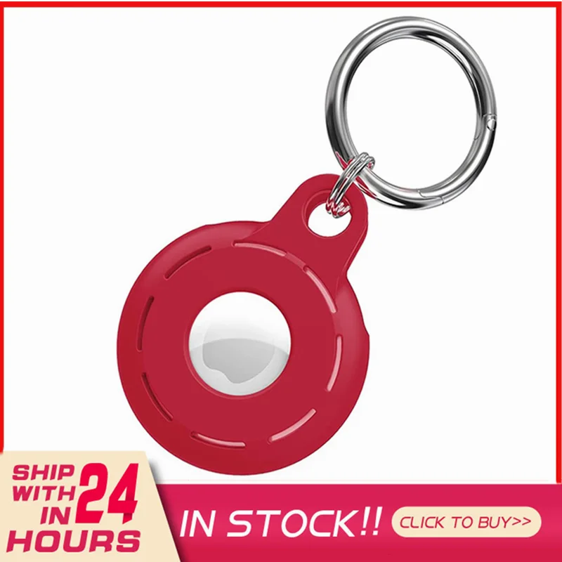 

Жидкий силиконовый защитный чехол для Apple airтеги, подвесной брелок, локатор, трекер, портативный крючок для airтеги, чехол, 1 шт.