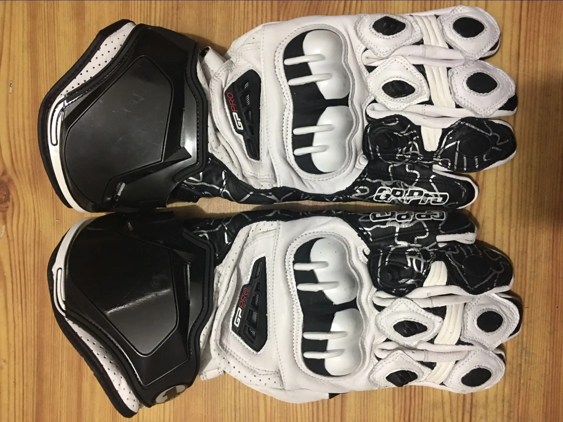 Мотоциклетные длинные перчатки Alpin GP из кожи гоночные для вождения оригинальные