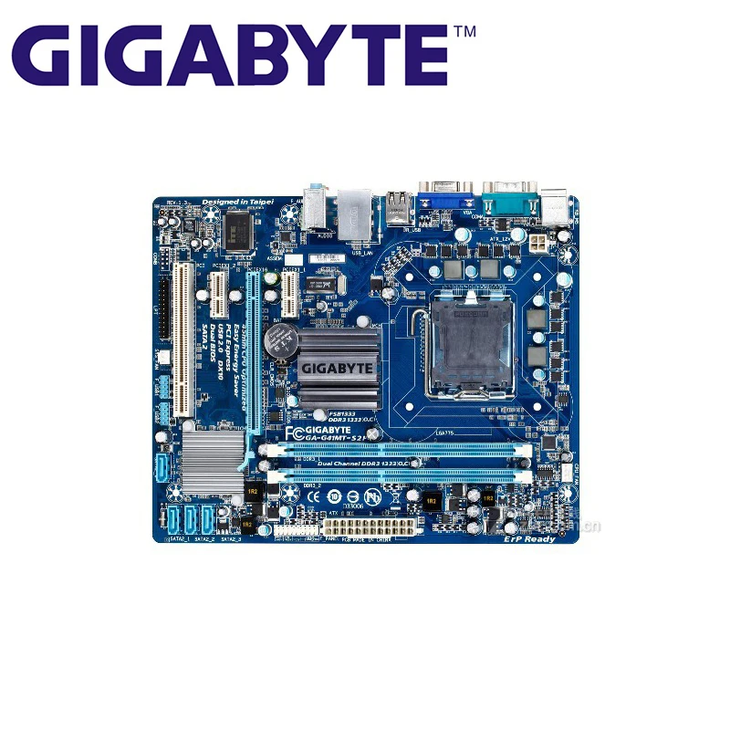 LGA 775 для Intel G41 Gigabyte GA-G41MT-S2P материнская плата DDR3 настольная материнская плата для Core 2 G41MT-S2P DDR3 G41MT S2 P б/у