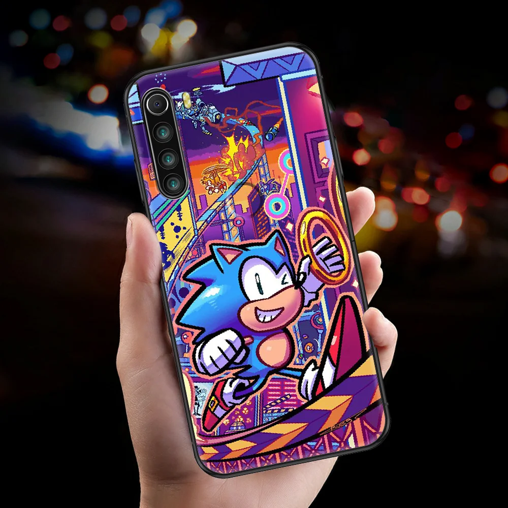 Суперзвуковой игровой чехол для телефона Xiaomi Redmi Note 7 7A 8 8T 9 9A 9S 10 K30 Pro Ультрачерный