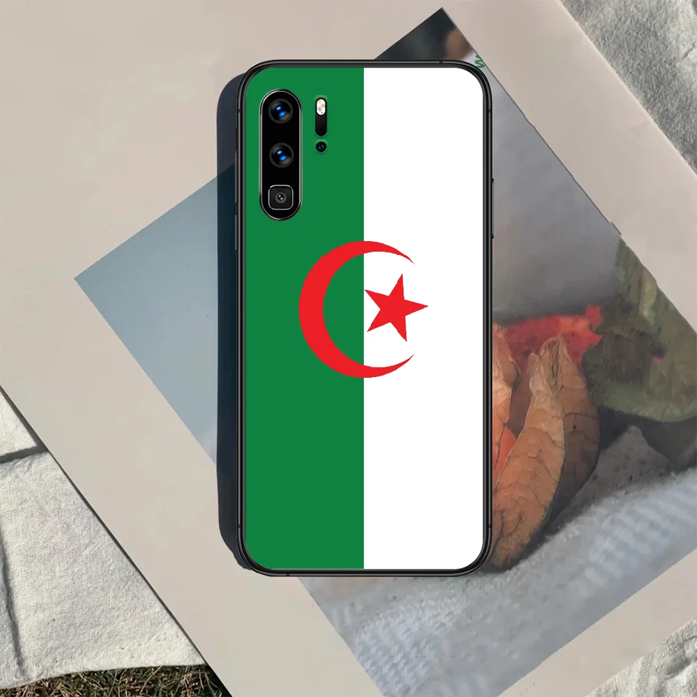 

Algeria flag Phone Case For Huawei P Mate 10 20 30 40 Lite Pro smart Z 2019 nova 5t black Funda Painting Prime 3D Back Tpu