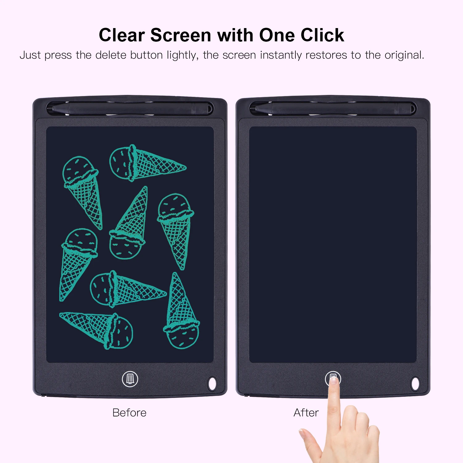 Планшет для рисования с ЖК экраном 8 5 дюйма портативный многоразовый электронный