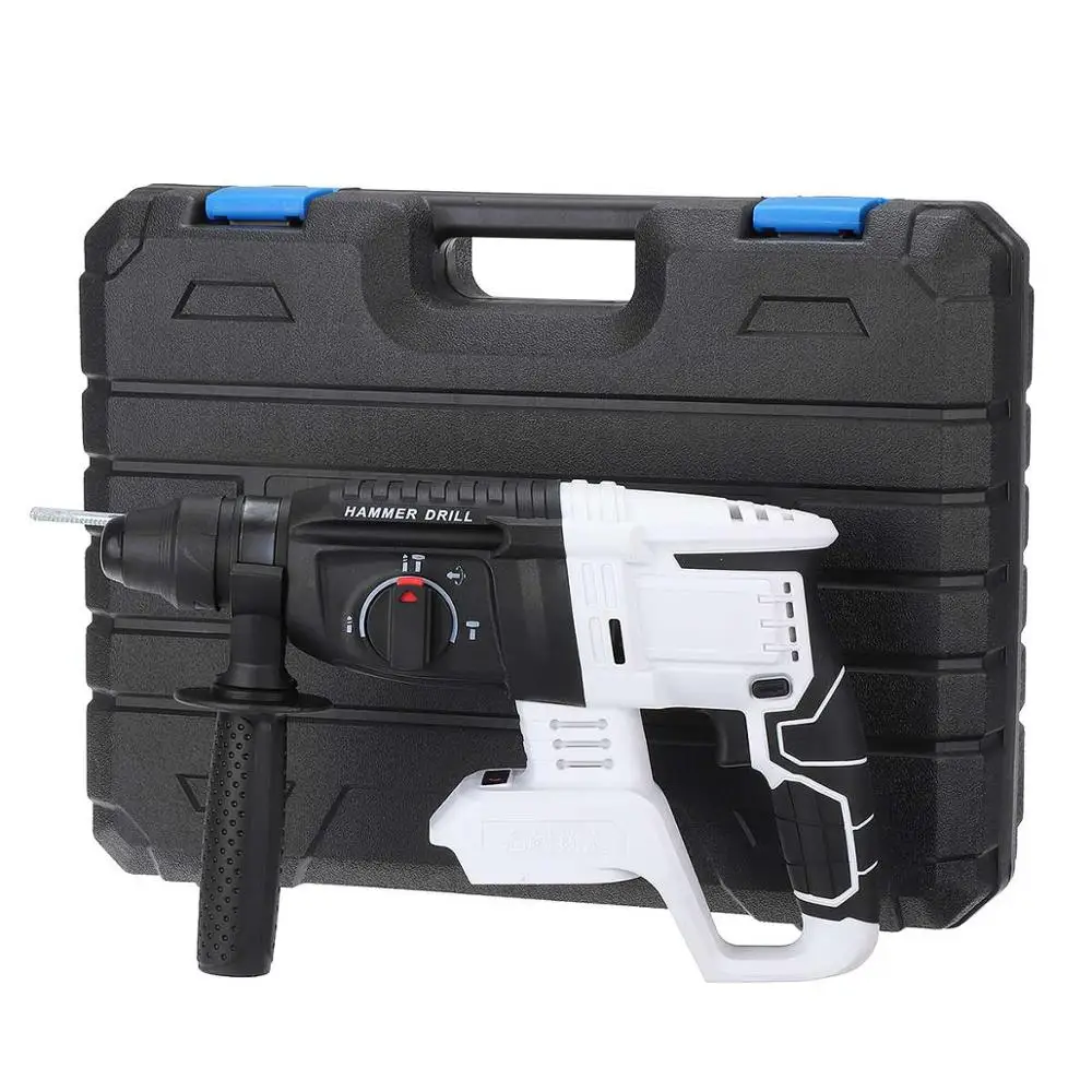 

Electric Hammer Rechargeable Brushless Cordless Rotary White Hammer Drill Impact Function Impact Drill For 18V Makita Battery