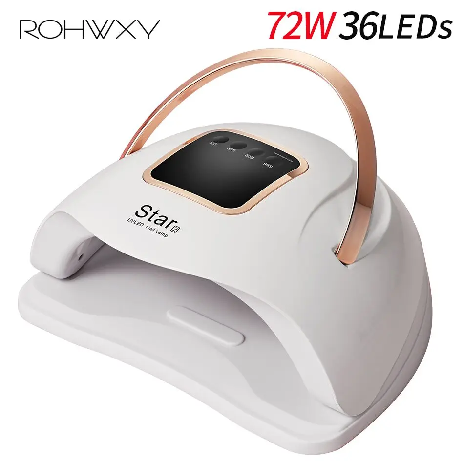 УФ лампа для сушки гель лака ROHWXY 72 Вт домашнего использования дизайн