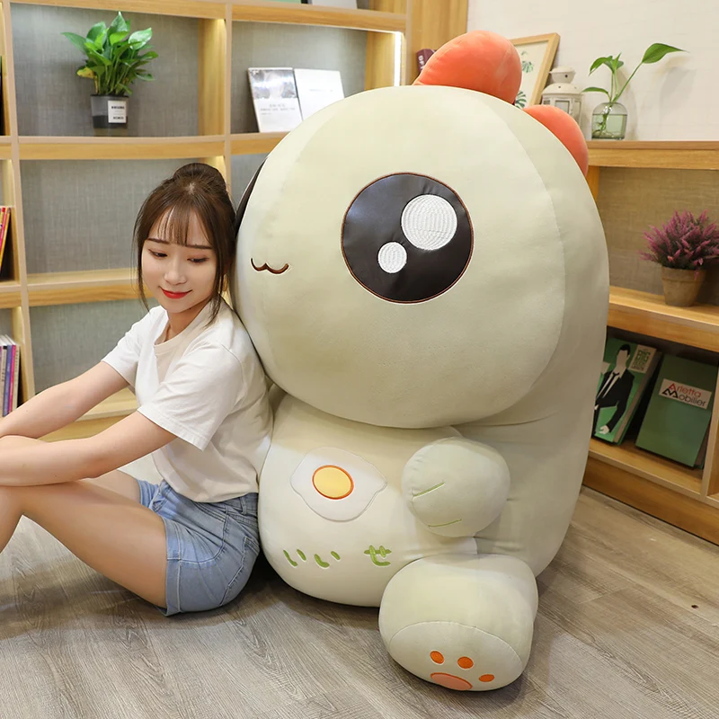 

Cute big-eyed dinosaur doll Christmas birthday gift for child girlfriend to sleep comforting pillow