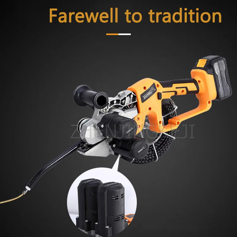 Lithium Battery Pull Line Stringing Machine Equipment High Power Chargeable Electrician Electric Cable Cross Leading Tools | Инструменты