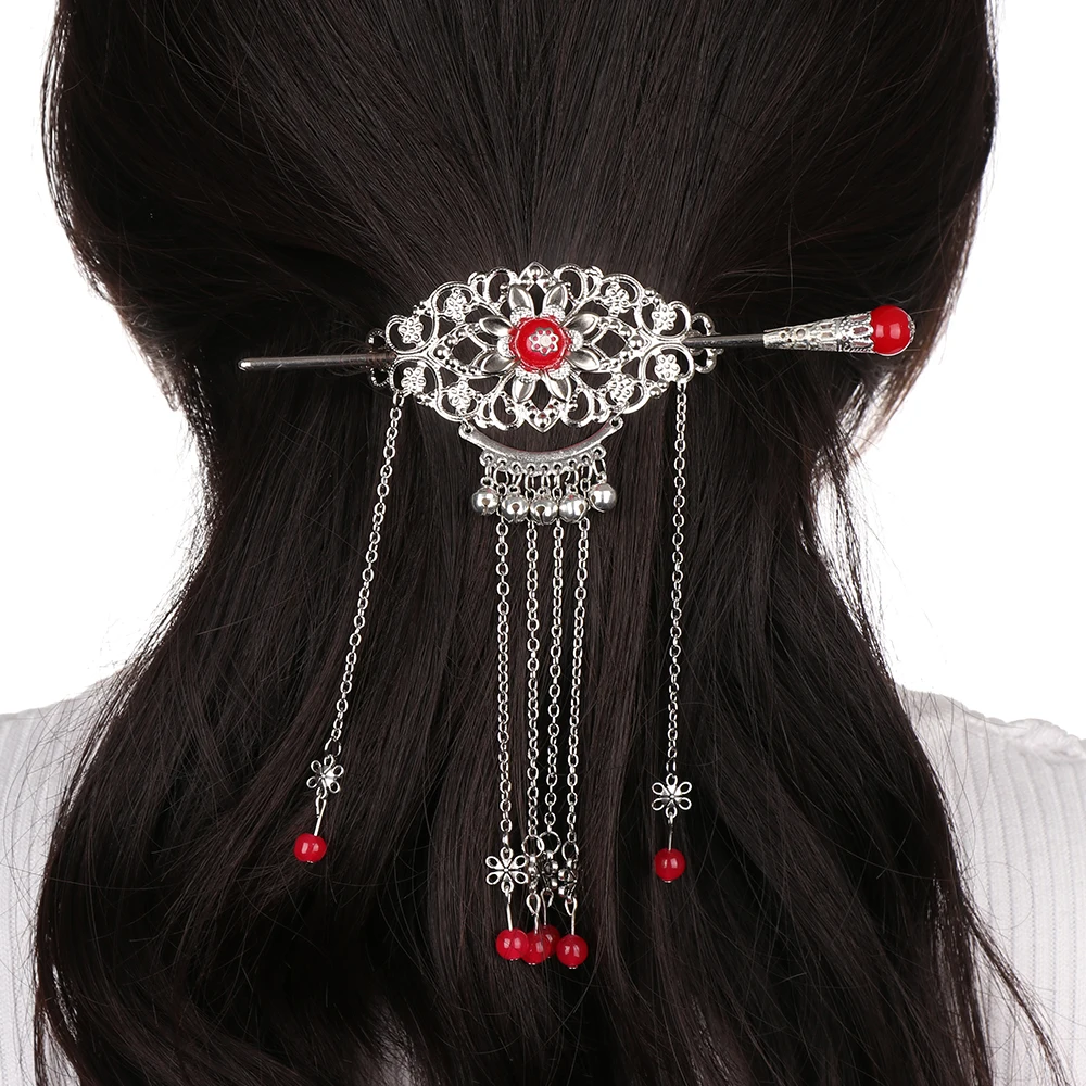 Заколка для волос женская винтажная с имитацией драгоценного камня 1 шт. гребень