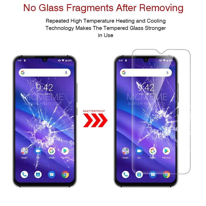 2-in-1 Case + Glass For UMIDIGI a5 pro Screen Protector Lens On a 5 protective cover cases | Мобильные телефоны и