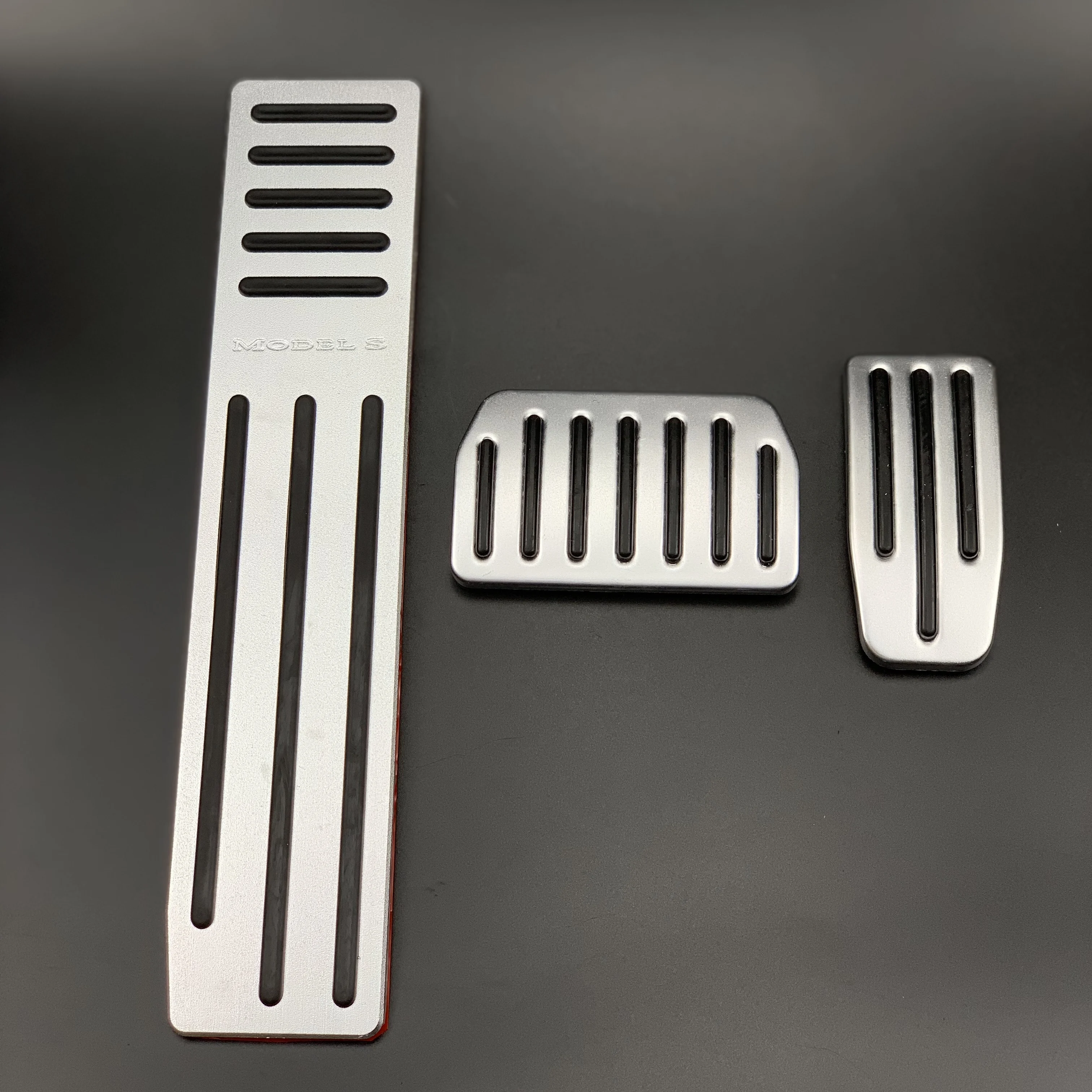 Без сверления для Tesla Model S X газовый топливный тормоз подставка ног педали колодки