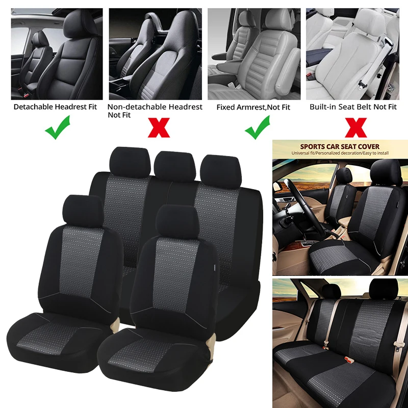 Универсальные Защитные чехлы для автомобильных сидений спортивный чехол из