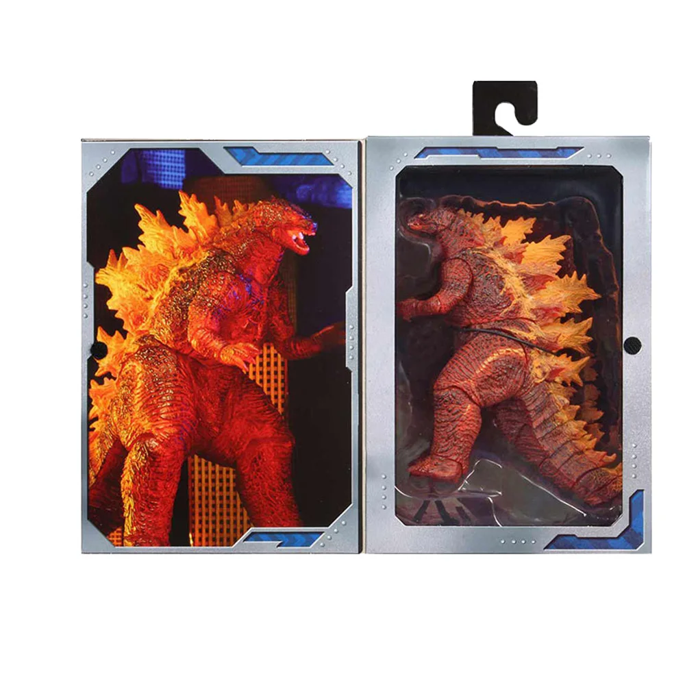 NECA Red Fire burn Gojira Сочлененная ПВХ экшн фигурка Коллекционная модель игрушки|Игровые