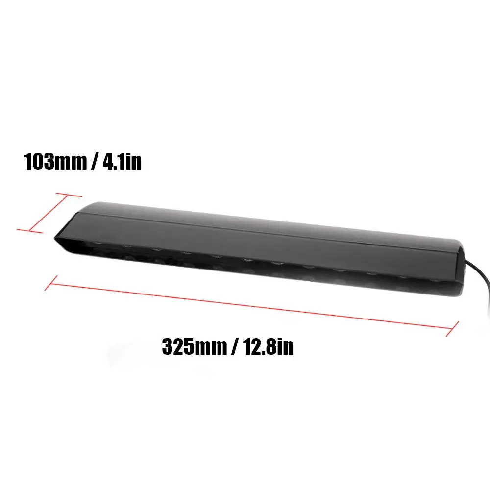 

Car Truck Emergency Flasher Dash Strobe Warning Light Day Running Flash Led Police Lights 12 LEDs Flashing Modes 12V
