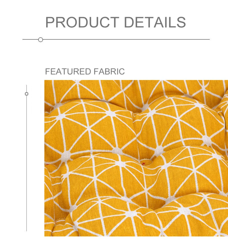 Подушка для сиденья хлопковая 40 см мягкая дышащая подушка офиса дома ресторана |