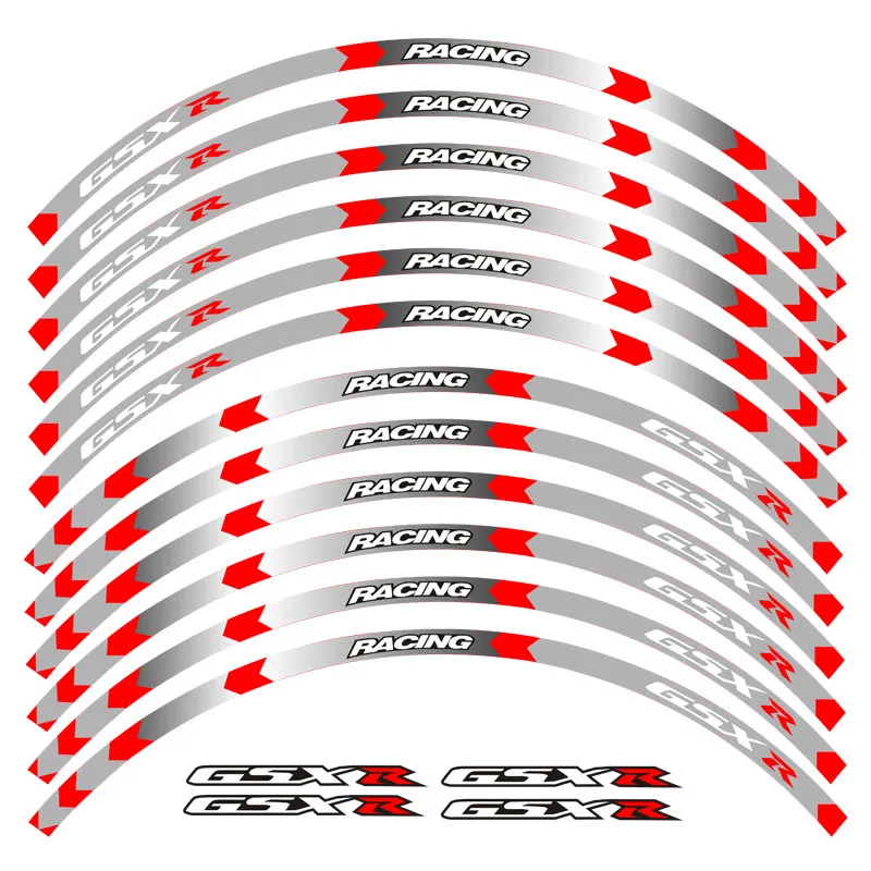 Горячая Распродажа Высокое качество 12 шт. подходит для колеса мотоцикла Наклейка