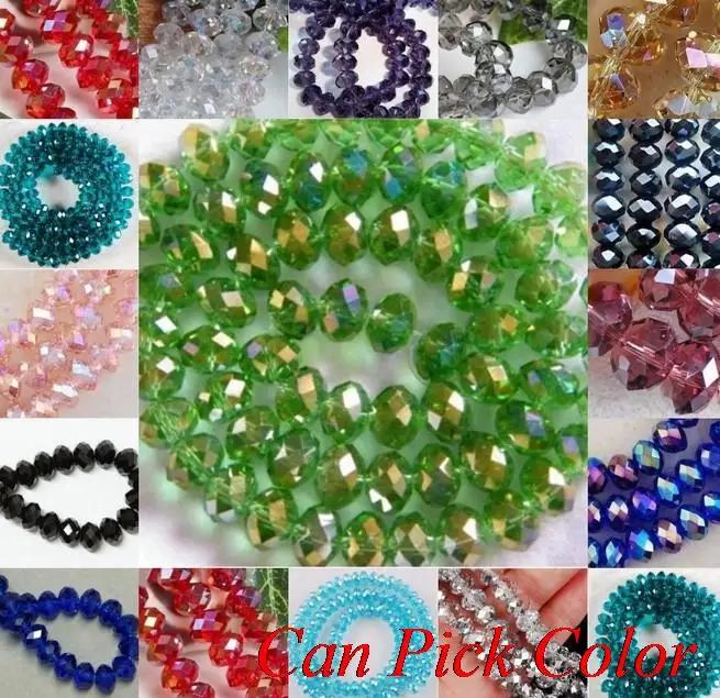 

Австрийские широкие стеклянные бусины 8 мм 300 шт./лот wgdf2