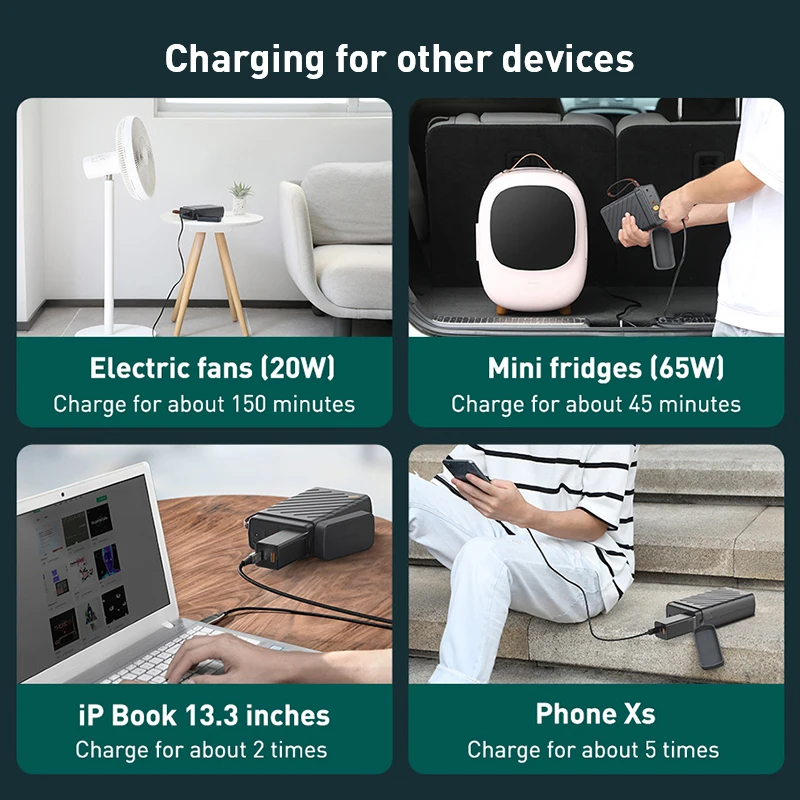 baseus 1600a car jump starter booster 12v auto starting device 16000mah portable power bank 220v ac output outdoor power supply free global shipping