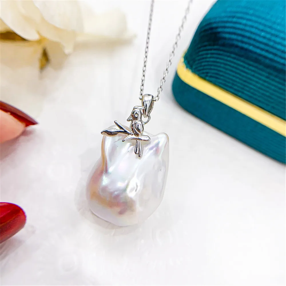

Подвеска из серебра 925 пробы с жемчугом, 1 шт.