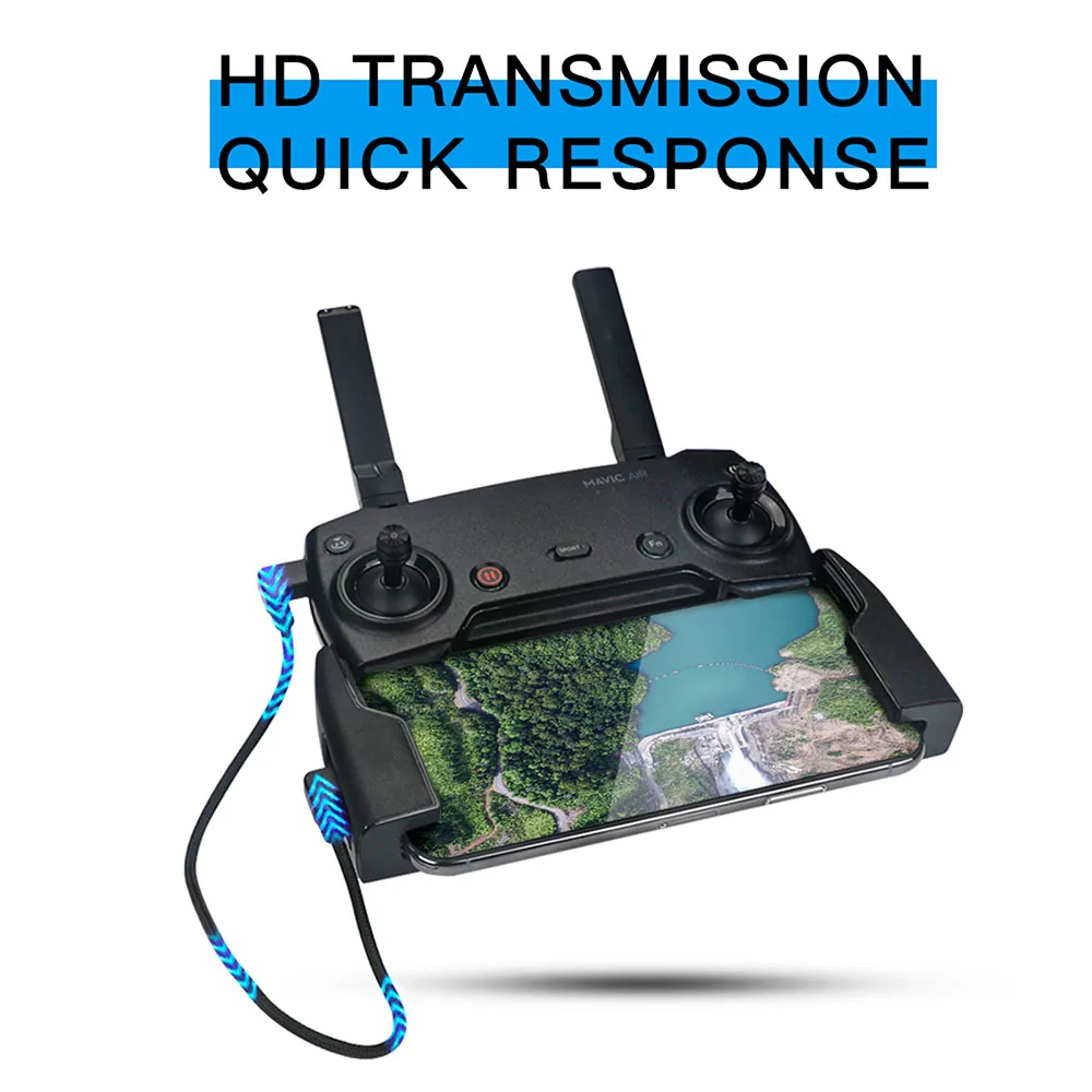 dji mavic mini remote control data cable line mobile phone iphonetablet pc for mavic 2airmavic minispark drone accessories free global shipping