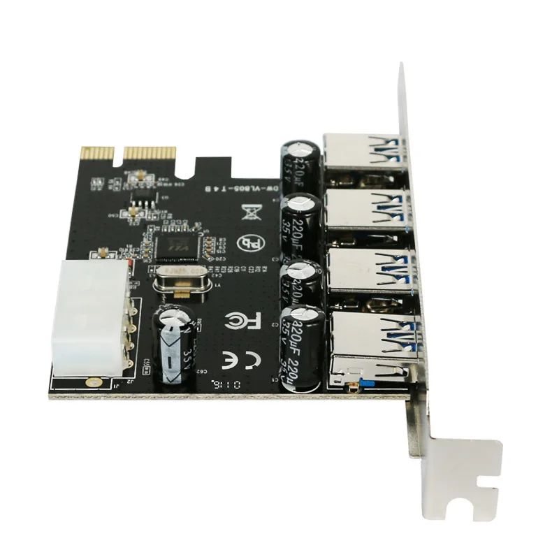 4 портовая usb 30 pci e карта расширени