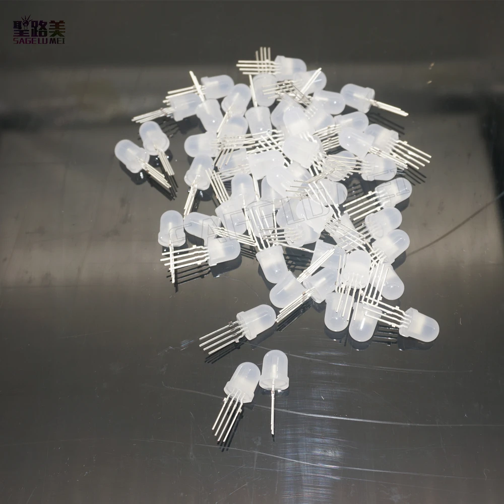 100 шт./упак. DC5V ws2811 IC Светодиодная печатная плата WS2811 led RGB пиксельный модуль 12 мм