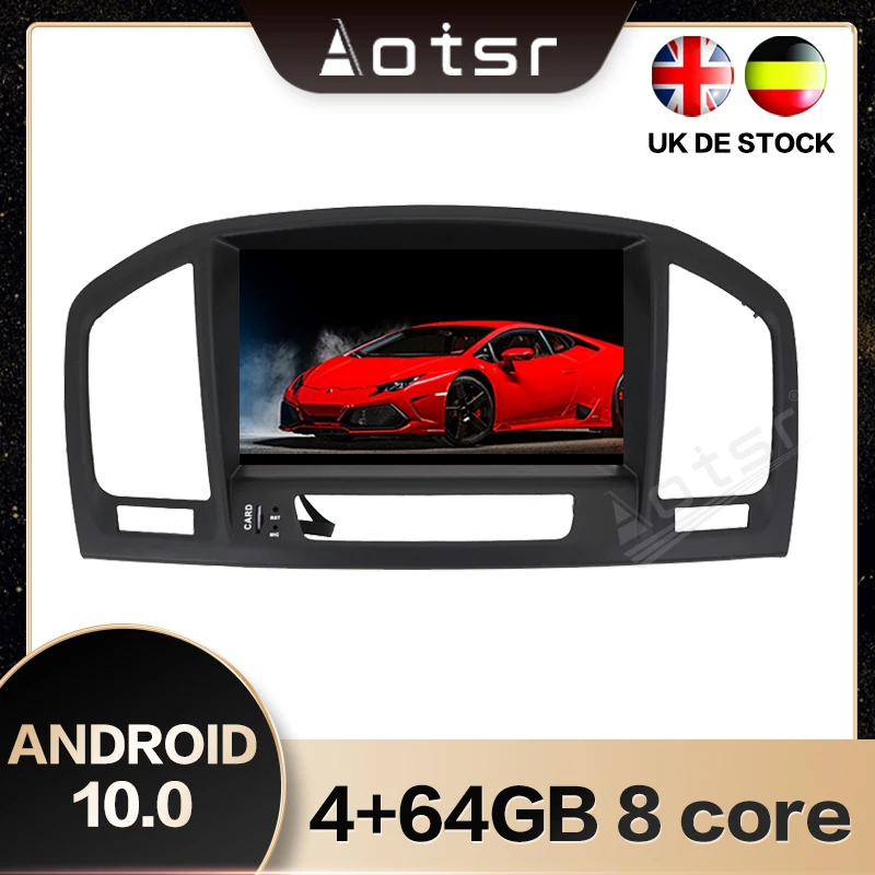 Автомобильный мультимедийный плеер AOTSR для Opel Vauxhall Insignia 2008 2013 Android 10 0 один din GPS
