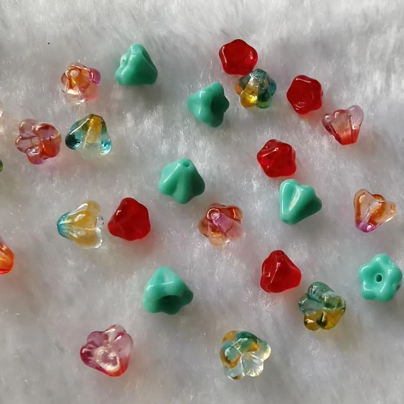 Стеклянные бусины трубы 5*6 мм стеклянные для бижутерии сделай сам Цветные