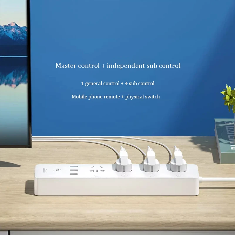 Удлинитель Gosund CP5 Wi-Fi голосовое управление дистанционное через приложение Xiaomi Mijia