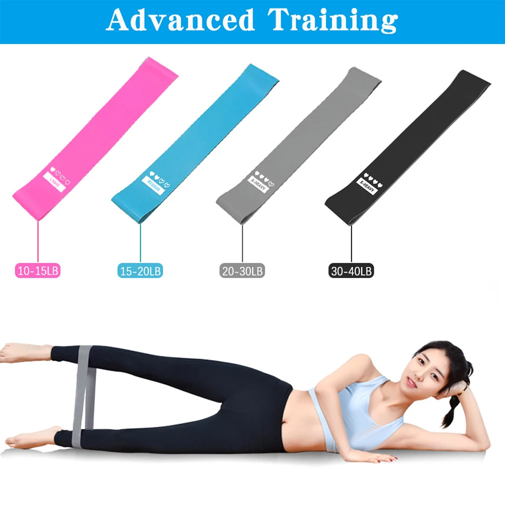 

Training Fitness Gum Exercise Gym Strength Resistance Bands Pilates Sport Rubber Fitness Mini Bands Crossfit Workout Equipment