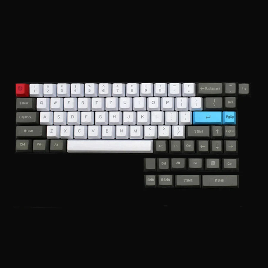 NPKC OEM Keycaps PBT белый синий темно серый для Cherry MX переключатели Tada68 XD60 XD64 GK64 GH60 DZ60