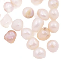 35g natural white pink purple baroque real pearl loose beads no hole