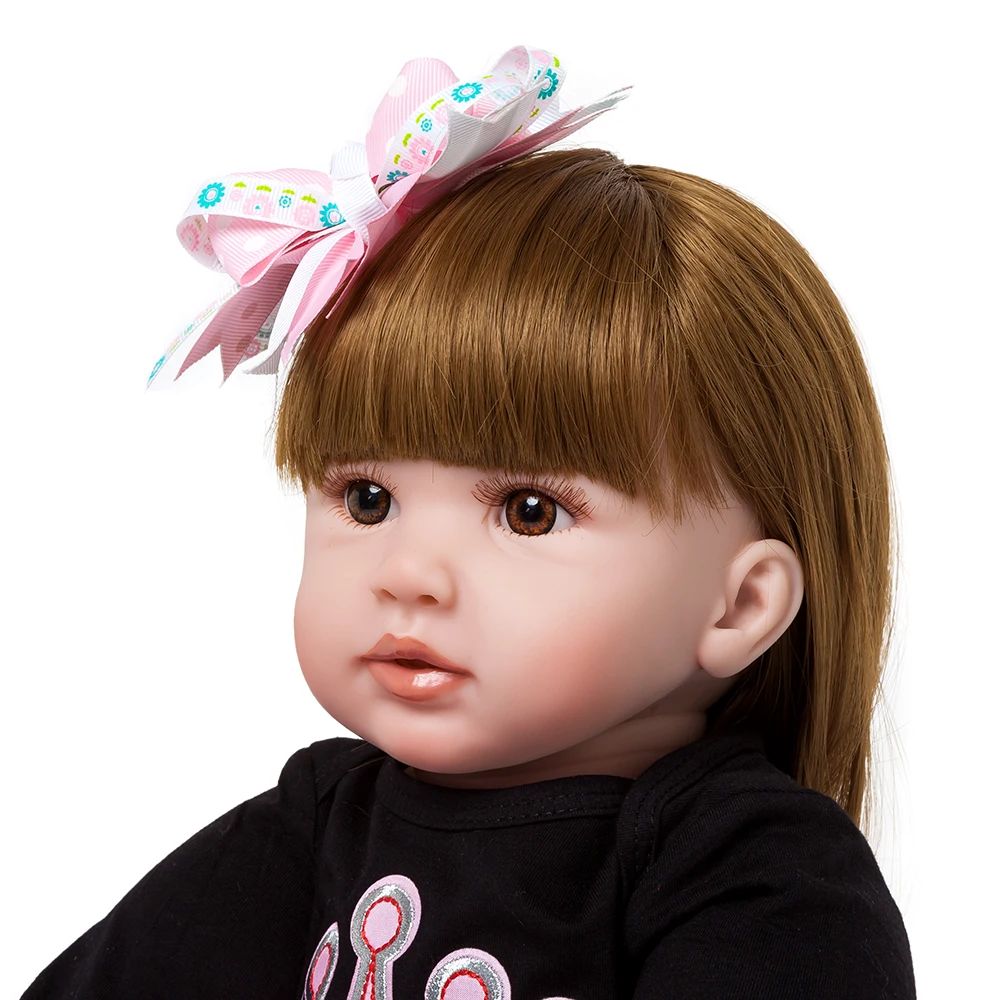 60 см большой силиконовый Reborn Baby Doll игрушки виниловая принцесса младенец куклы